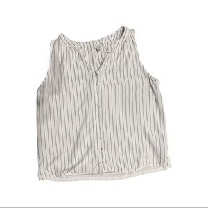 Sleeveless Stripped Blouse